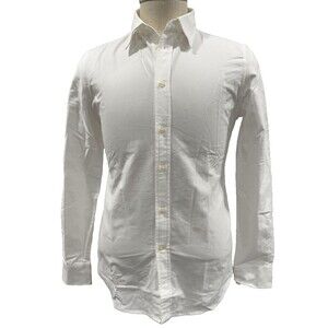 NWT Polo Ralph Lauren Shirt Womens Size 10 White Long Sleeve Button Down